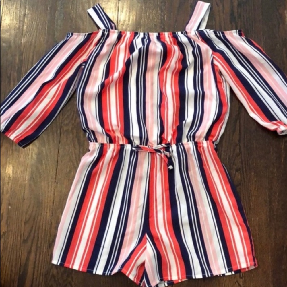 Girls long sleeve romper